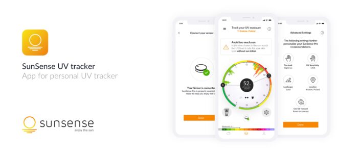 Sunsense UV Tracker App for a Kambu blog article