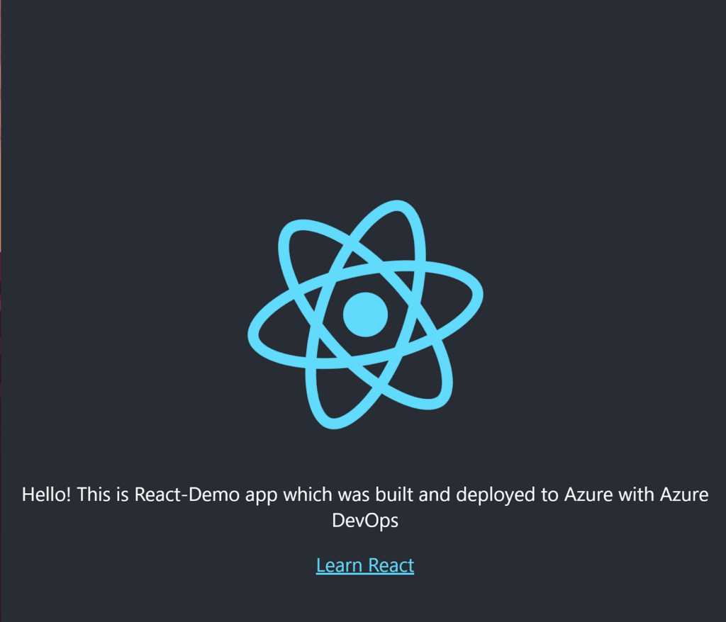 React Demo app